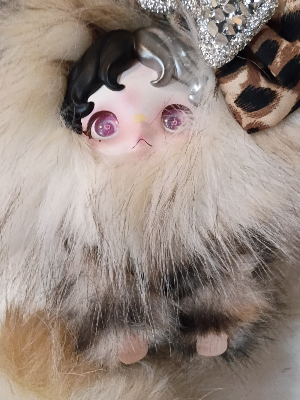 Custom Skull Panda Lion Doll With Magnetic Tail